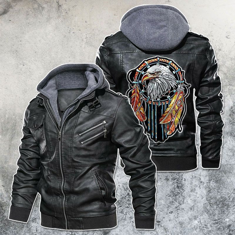 Top leather jacket can keep you warm on cooler days 269