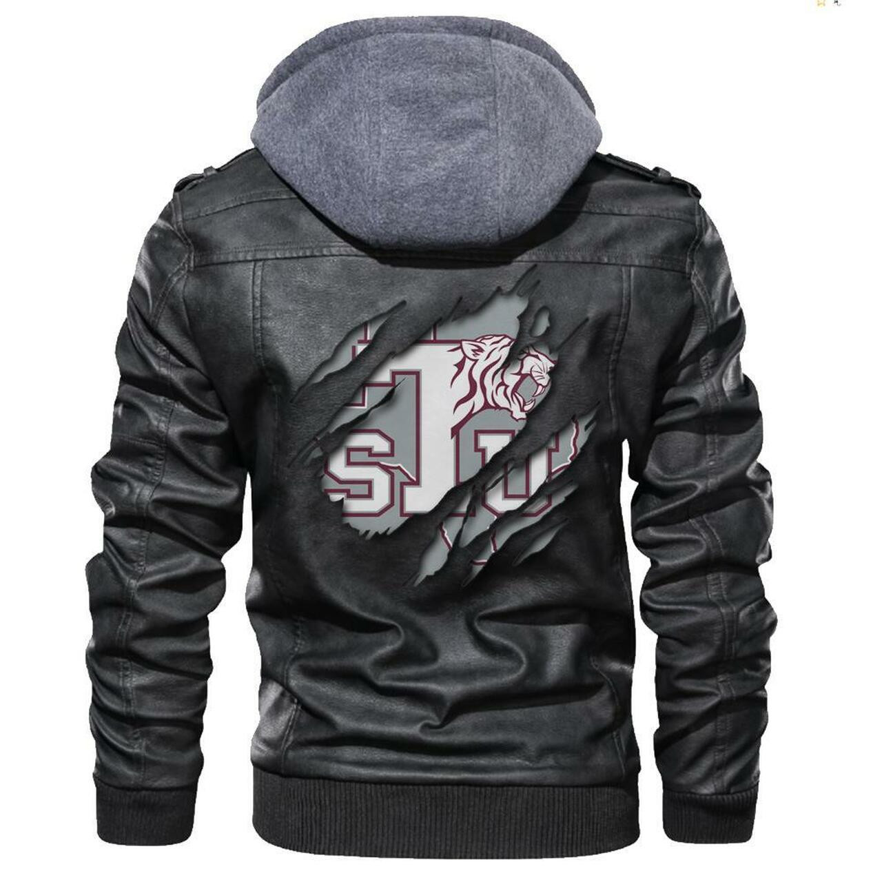 Top leather jacket can keep you warm on cooler days 164