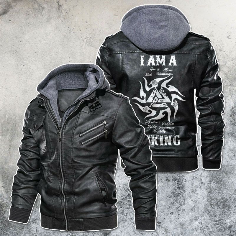 Top leather jacket can keep you warm on cooler days 262