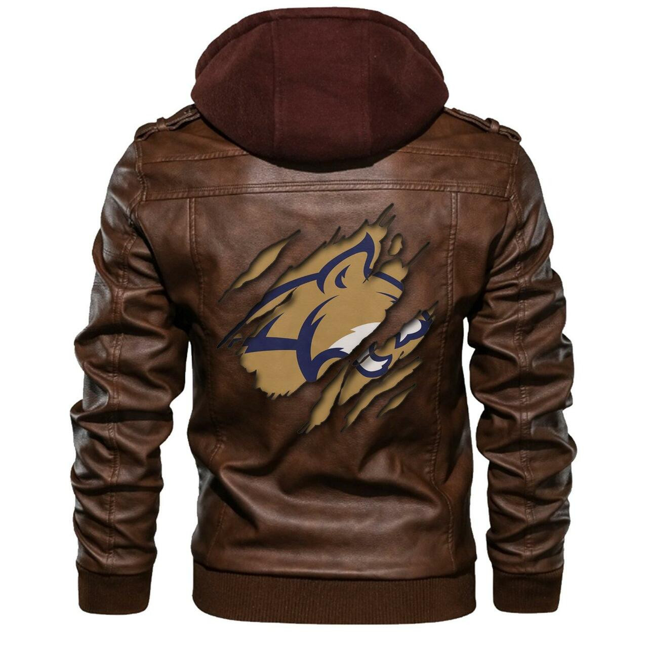 Top leather jacket can keep you warm on cooler days 136