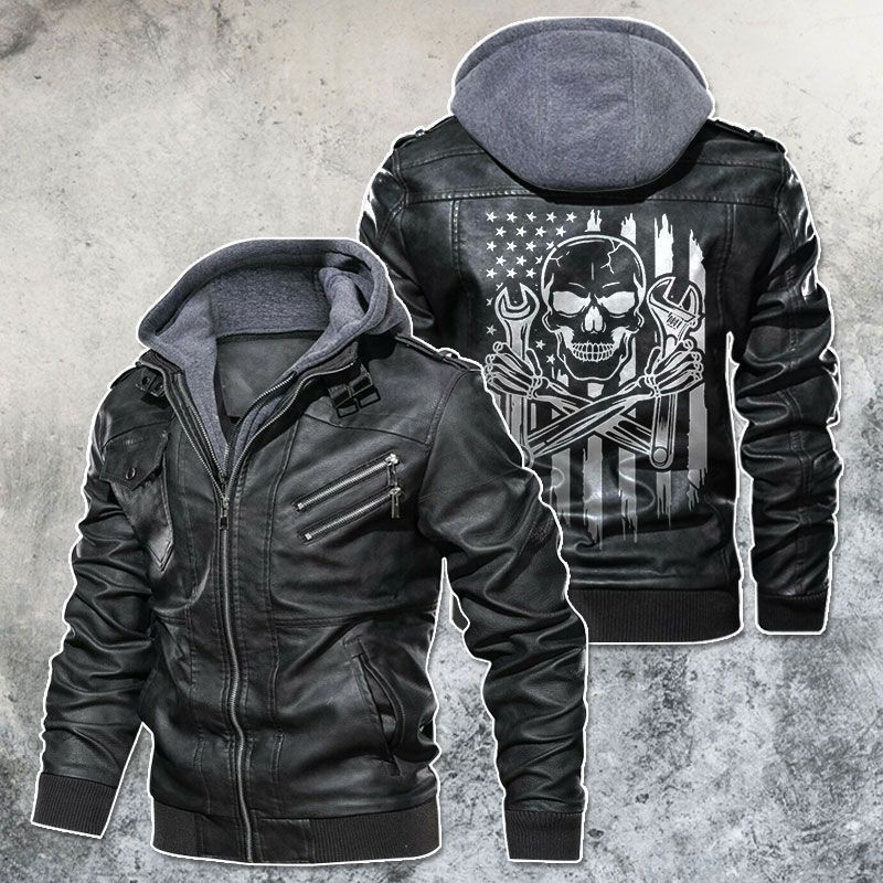 Top leather jacket can keep you warm on cooler days 250