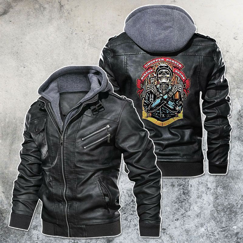 Nice leather jacket For you 167
