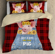 Beautiful Just A Girl Who Loves Pigs Bedding Set MEI09192002-MEI - Amaze Style™-Bedding Set
