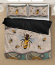 Bee Mandala All Over Printed  Bedding Set MEI - Amaze Style™-Bedding Set