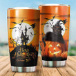 Halloween Black Cat on the Pumpkin Tumbler Premium AM082063-MEI - Amaze Style™-