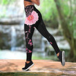 Breast Cancer-Never Give Up Combo Tank + Legging DQB07212008 - Amaze Style™-Apparel