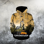 Beautiful All Over Print Flamingoween Hoodie MHMH2508203-MEI - Amaze Style™-Apparel