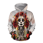 All Over Printed Day Of The Dead Catrina Hoodie HHT03092006-MEI - Amaze Style™-Apparel