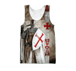 Premium Knight Templar Shield And Sword All Over Printed Shirts For Men And Women MEI - Amaze Style™-Apparel