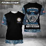 All Over Printed Navy Veteran Personalized Hoodie Pi28082001-MEI - Amaze Style™-Apparel