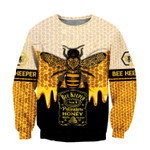 Bee Keeper All Over Printed Hoodie For Men And Women MEI - Amaze Style™-Apparel