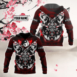 Premium Unisex 3D Printed Yin And Yang Samurai Shirts MEI - Amaze Style™