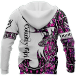 All Over Printed Beautiful Country Girl Hoodie MEI09172001-MEI - Amaze Style™-Apparel