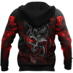 Amazing Red Dragon Skull Hoodie For Men And Women MEI - Amaze Style™-Apparel
