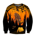 Beautiful All Over Printed Halloween Camping Big Foot Hoodie DQB08172002-MEI - Amaze Style™-Apparel