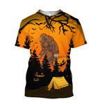 Beautiful All Over Printed Halloween Camping Big Foot Hoodie DQB08172002-MEI - Amaze Style™-Apparel