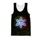 Premium Hanukkah Jewish Chai Symbol Star Of David All Over Printed Shirts For Men And Women MEI - Amaze Style™-Apparel