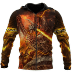 Premium Fire Dragon All Over Printed Shirts For Men And Women MEI - Amaze Style™-Apparel