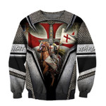 Premium Knight Templar All Over Printed Shirts For Men And Women - Amaze Style™-Apparel