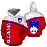 Slovenia All Over Hoodie - Curve Version - Amaze Style™