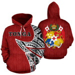 Tonga Coat Of Arms Polynesian Hoodie - Warrior Sytle NNK 1212 - Amaze Style™