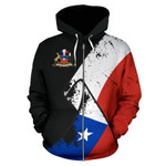 Chile Special Grunge Flag Hoodie NNK 093 - Amaze Style™