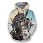 3D All Over Print Black Horse NNK - Amaze Style™-Apparel