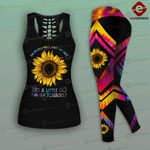 Hippie Sunflower Tank + Legging NNK030912 - Amaze Style™-Apparel