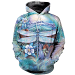3D ALL OVER PRINTED DRAGONFLY PAINTING TOPS DF1 - Amaze Style™-Apparel