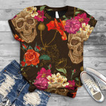 Hippie Skull Flower NNK 222 - Amaze Style™-Apparel