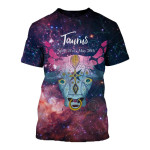 3D ALL OVER PRINTED TAURUS ZODIAC T SHIRT HOODIE NTH150846 - Amaze Style™-Apparel