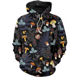 DARK WILD FOREST MUSHROOMS 3D ALL OVER PRINTED SHIRTS - Amaze Style™-Apparel