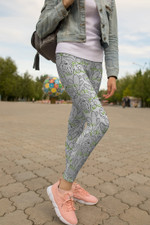 3D All Over Printing Like Green Cacti Legging - Amaze Style™