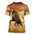 3D ALL OVER PRINTED CAPRICORN ZODIAC T SHIRT NTH160844 - Amaze Style™-Apparel
