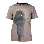 3D ALL OVER PRINTED LEO ZODIAC T SHIRT NTH160866 - Amaze Style™-Apparel