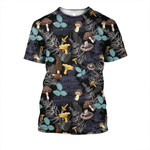 3D All Over Print Mushrooms and leaves of forest trees Shirt - Amaze Style™