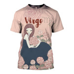 3D ALL OVER PRINTED VIRGO ZODIAC T SHIRT HOODIE NTH150827 - Amaze Style™-Apparel