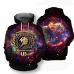 All Over Printed Leo Horoscope Hoodie - Amaze Style™-Apparel