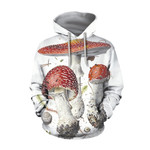 Beautiful Forest Mushrooms Art  all over - Amaze Style™-Apparel