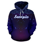 Scorpio Zodiac All Over Hoodie NTH140847 - Amaze Style™-Apparel