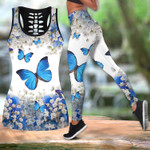 Beautiful Butterfly Combo Tank + Legging QB05192006S - Amaze Style™-Apparel