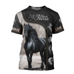 Love Horse 3D All Over Printed Shirts TA040401 - Amaze Style™-Apparel