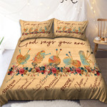 God Says You Are Bedding Set Pi20072003 - Amaze Style™-Quilt