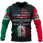 American Grown With Mexican Roots 3D All Over Printed Shirts For Men and Women QB06112003 - Amaze Style™-Apparel