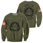 US Veteran Persionalized Name 3D All Over Printed Unisex Hoodie - Amaze Style™