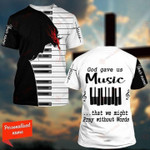 God Gave Us Music Personalized 3D All Over Printed Shirts - Amaze Style™