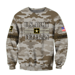 US Army Veteran 3D All Over Printed Shirts PD07122001 - Amaze Style™-Apparel