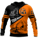 Personalized Excavator Hoodie 3D All Over Printed Unisex Shirts - Amaze Style™