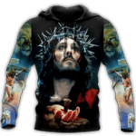 Jesus 3D All Over Printed Shirts For Men and Women NTN0402104 - Amaze Style™-Apparel