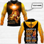 Jesus-I Believe In God Persionalized 3D All Over Printed Shirts - Amaze Style™